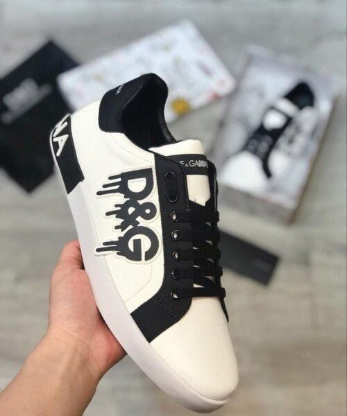 Branded D&G Shoes For Men White