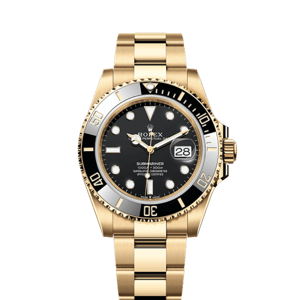 ROLEX SUBMARINER DATE YELLOW GOLD AUTOMATIC  WATCH
