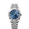 ROLEX DATEJUST SILVER BLUE