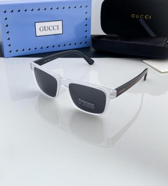Gucci White Black 83123 Sunglasses