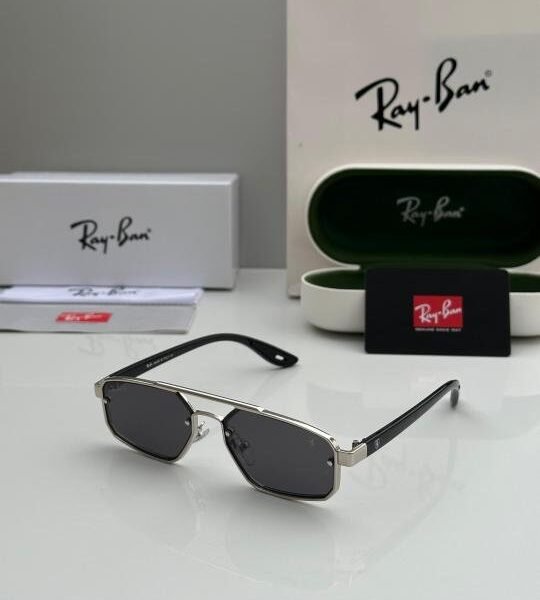 RAYBAN SILVER BLACK 101653