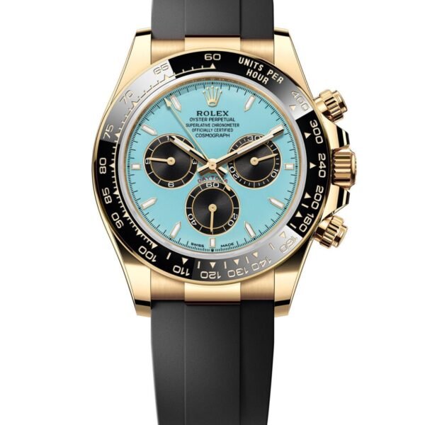 Rolex Daytona Yellow Gold Daytona Tiffany Dial on Oysterflex New 2025